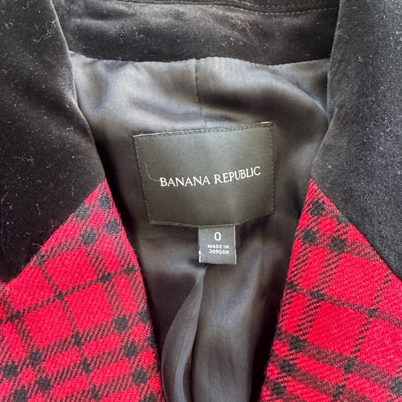 Banana Republic PLAID CAPTAIN'S BLAZER - Picture 4 of 4